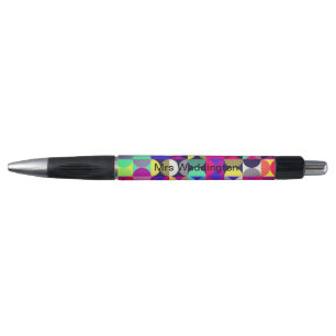 Bolígrafo Maestra Colorida Monogramada Retro Vintage