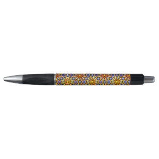 Bolígrafo Mandala de sol celeste