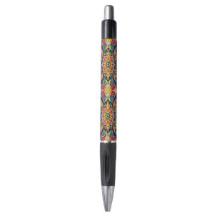 Bolígrafo Mandalas Sinfonía de Color – Floral Psicodélico Au