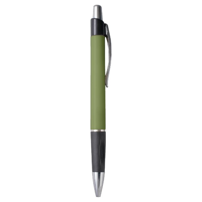Bolígrafo Minimalist Solid Color Pen - Olive Green (Parte inferior (Vertical))