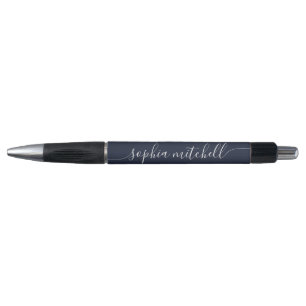 Bolígrafo Moda Script Calligraphy Navy Blue Pen
