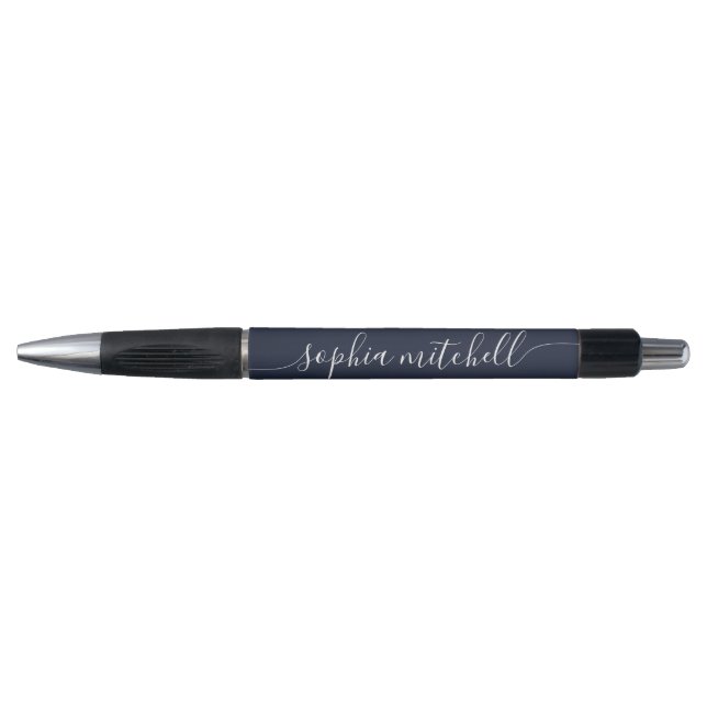 Bolígrafo Moda Script Calligraphy Navy Blue Pen (Anverso)