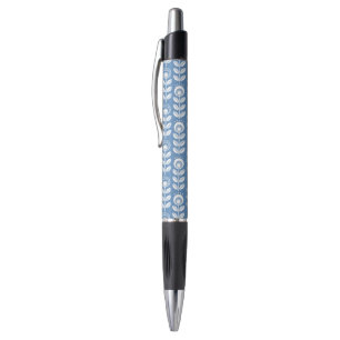 Bolígrafo Modelo azul escandinavo retro