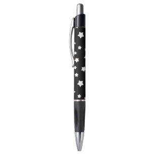 Bolígrafo Modelo de estrellas blanco y negro