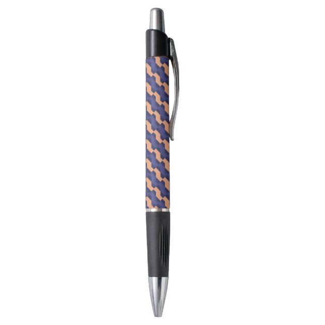 Bolígrafo Modern Geometric Interlocking Pattern Custom Pen (Parte inferior (Vertical))