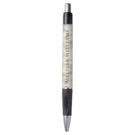 Bolígrafo Modern Yellow & Gray Geometric Business Logo Pen