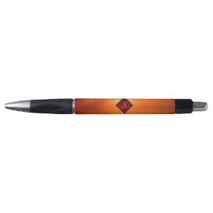 Bolígrafo Monograma Naranja del atardecer Golden Sky Sea of 