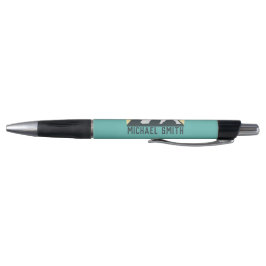 Bolígrafo Montañas pastel vintage llaman monograma cielo