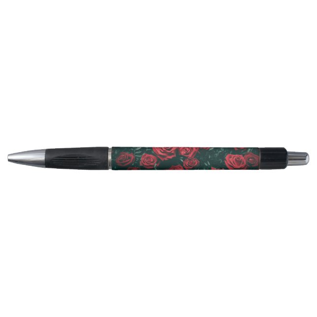 Bolígrafo Montón de rosas rojas (Anverso)