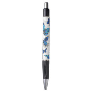 Bolígrafo Morfo de las mariposas voladoras azules
