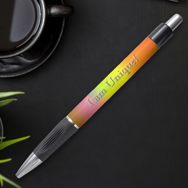 Bolígrafo Motivación y autoconfianza - Soy único (Subido por el creador)