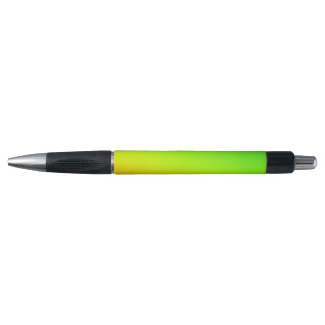 Bolígrafo Naranja amarillo verde simple mínimo.personalizado (Anverso)