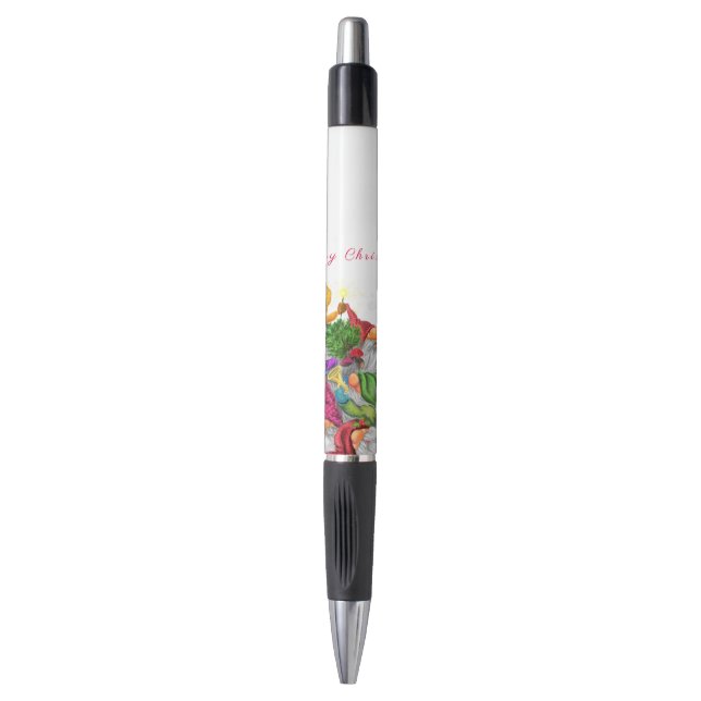 Bolígrafo Navidades Gnomes Pen Personalizado de regalo (Frente vertical)