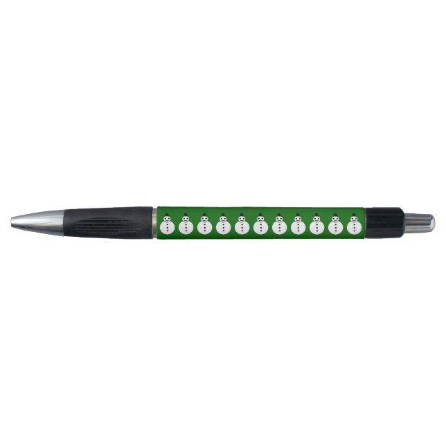 Bolígrafo Navidades sonrientes Snowman Pen (Anverso)