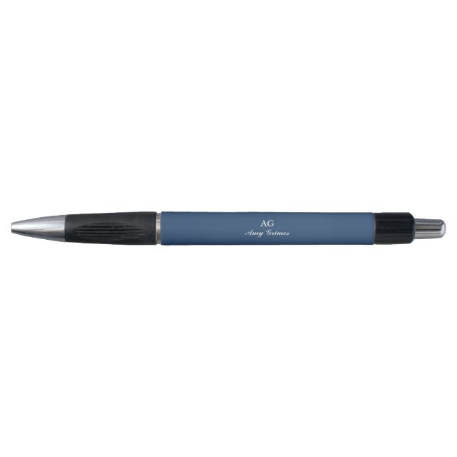 Bolígrafo Navy Blue Personalized Name Pen Elegant Style (Anverso)