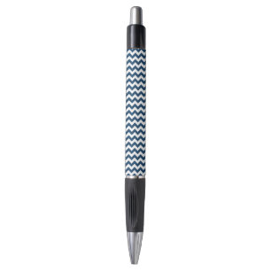 Bolígrafo Navy Zigzag, Navy Chevron, patrón geométrico
