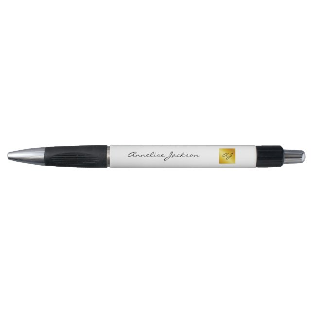 Bolígrafo Negocio Simple de Marca Profesional (Anverso)