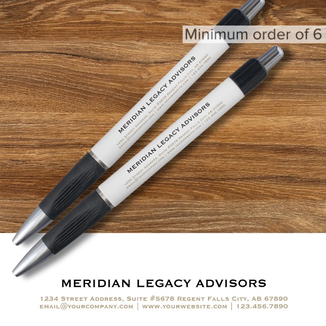 Bolígrafo Negocio tipográfico simple (Subido por el creador)