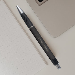 Bolígrafo Negro elegante minimalista