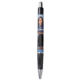 BOLÍGRAFO NIECE DE KAMALA HARRIS - SÍ PUEDE PORTÁTIL