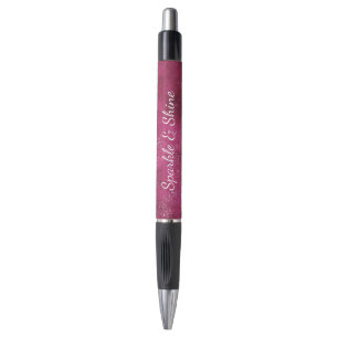 Bolígrafo Niños Brillantes Rosa Glitter Chispa