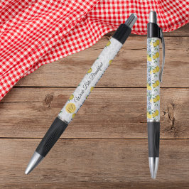 Bolígrafo Nombre comercial y logotipo de los coliss mediterr