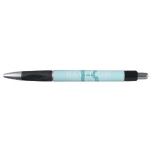 Bolígrafo Novias azules verde azuladas Monograma Pen