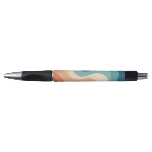 Bolígrafo Ondas de estilo retro (Anverso)