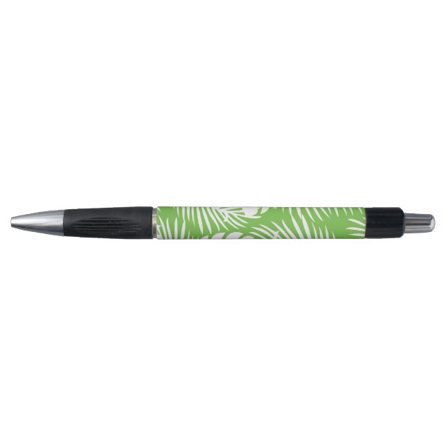 Bolígrafo Otoño tropical, patrones de hojas de verano (Anverso)