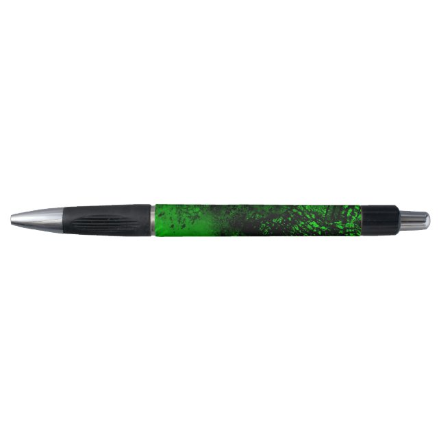 Bolígrafo Paint Splatt Effect Green & Black (Anverso)
