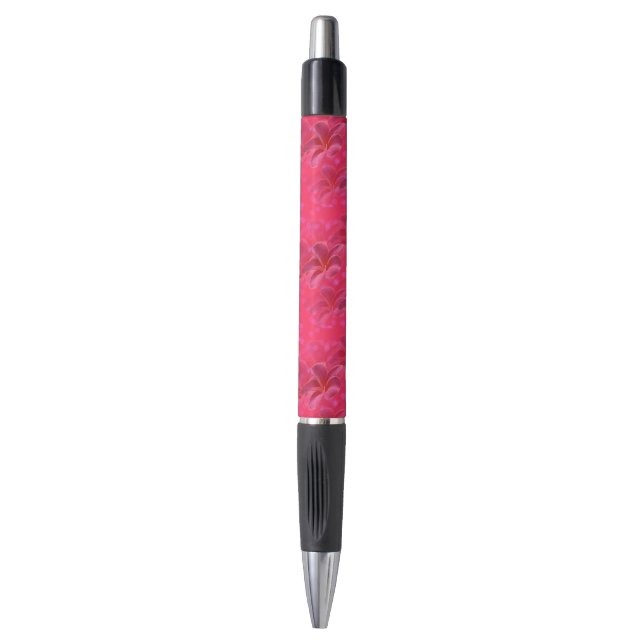 Bolígrafo Pasión de Frangipani Rosa, (Frente vertical)