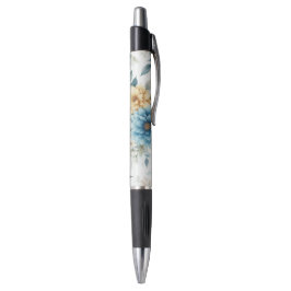 Bolígrafo Pastel Floral Blue Yellow Home Office Writing