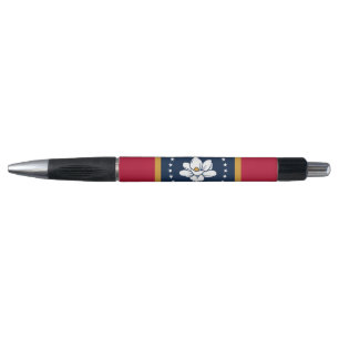 Bolígrafo patriótico con bandera de Mississippi, E