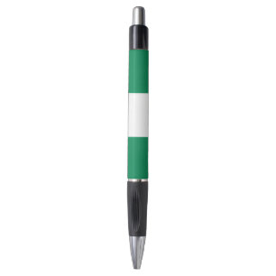Bolígrafo patriótico con bandera de Nigeria