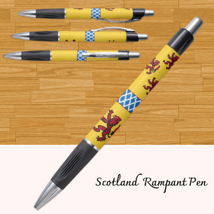 Bolígrafo Patriótico Escocia, León Rampante Bander