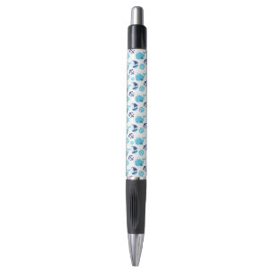 Bolígrafo Patrón de ballenas, ballenas ricas, ballenas azule