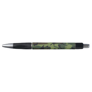 Bolígrafo Patrón de camuflaje verde, patrón militar, ejércit