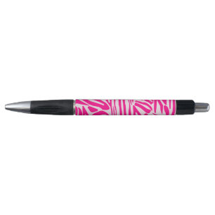 Bolígrafo Patrón de cebra rosa
