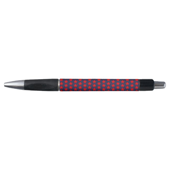 Bolígrafo Patrón de estrella roja (Anverso)