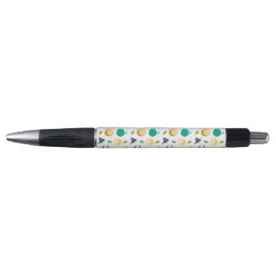 Bolígrafo Patrón de frutas, ciruela, Naranja, limón, pera, m