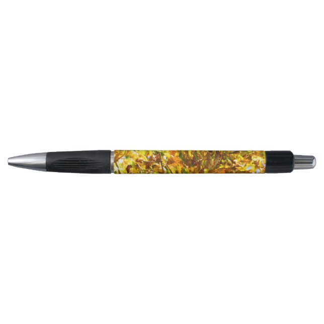 Bolígrafo Patrón de hojas de otoño (Anverso)