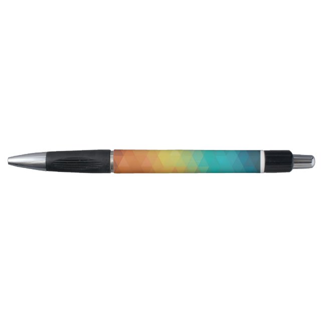 Bolígrafo Patrón de vidrio neón de color (Anverso)