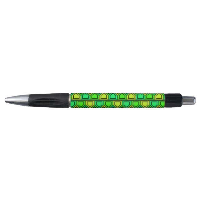 Bolígrafo Patrón penta - Verde (Anverso)