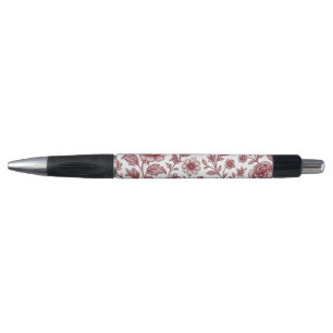 Bolígrafo Patrón Rosa de color rojo oscuro