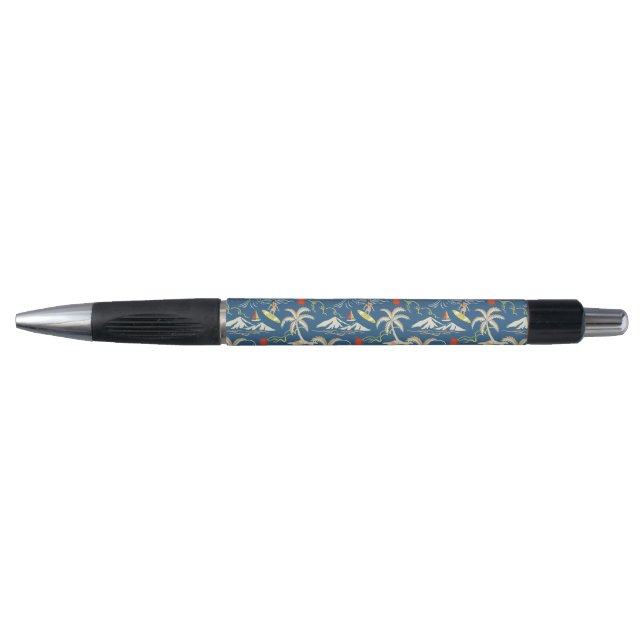 Bolígrafo Patrón Tropical Retro Surf (Anverso)