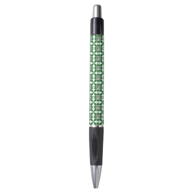 Bolígrafo Patrón verde (Frente vertical)