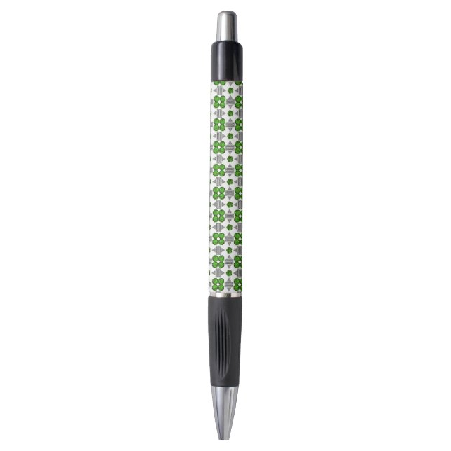 Bolígrafo Patrón verde (Frente vertical)