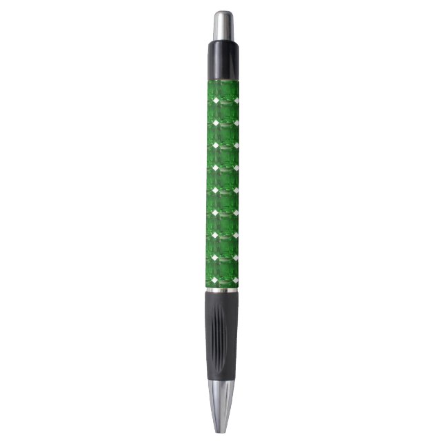 Bolígrafo Patrón verde (Frente vertical)