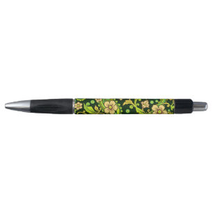 Bolígrafo Patrón verde de paisley