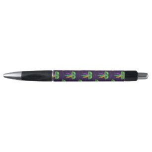 BOLÍGRAFO PATRONES DE GRAS PURPLE VERDES AMARILLOS MARDI GRA
